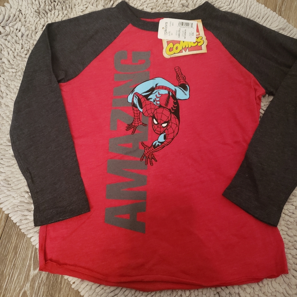 Boys long sleeved Spiderman shirt